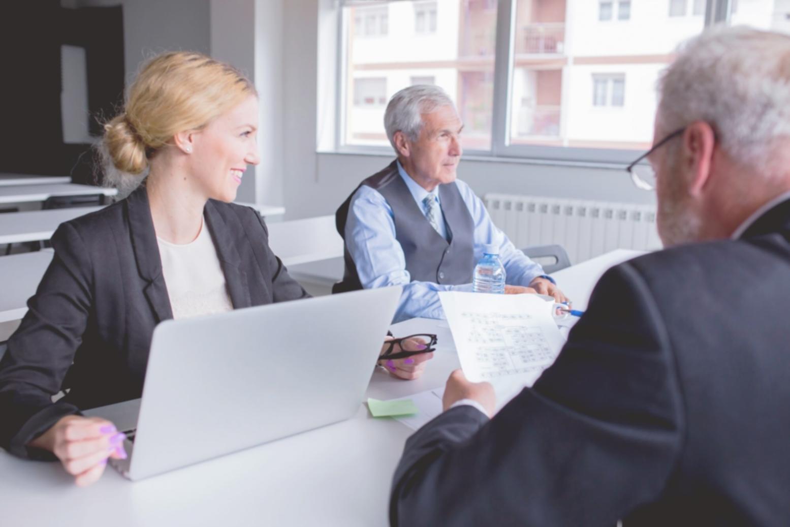 Diverse group benefiting from accessible financial education